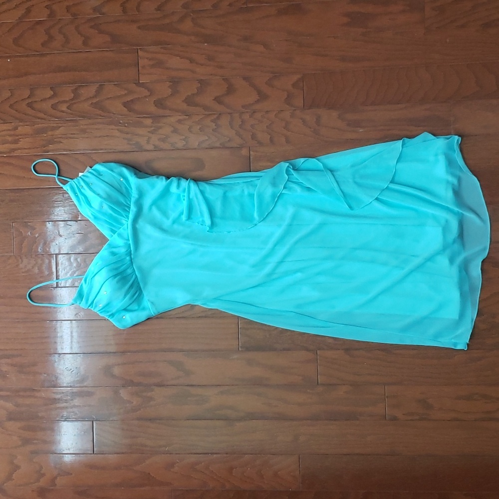 Women's aqua formal dress size Medium